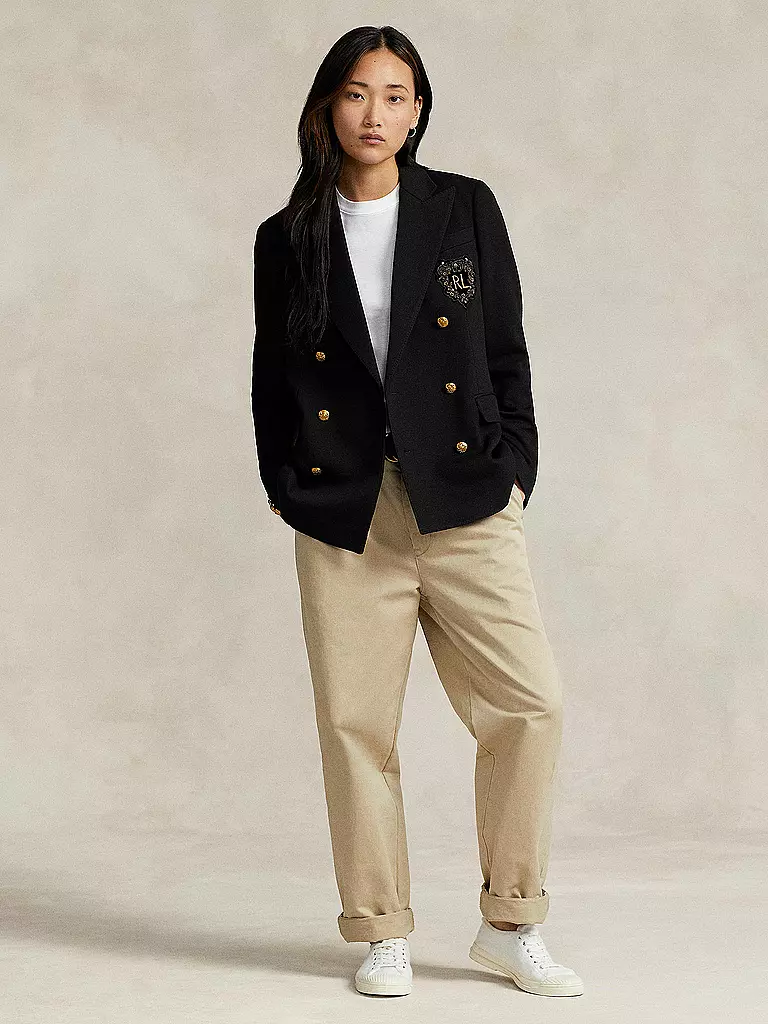 Black ralph lauren blazer on sale